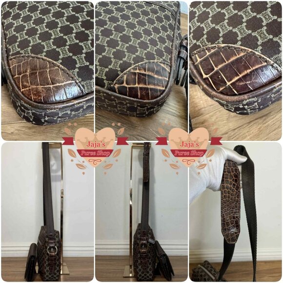 🤎Celine Macadam Canvas & Leather Bag & Wallet-SET🤎 - Picture 4 of 17